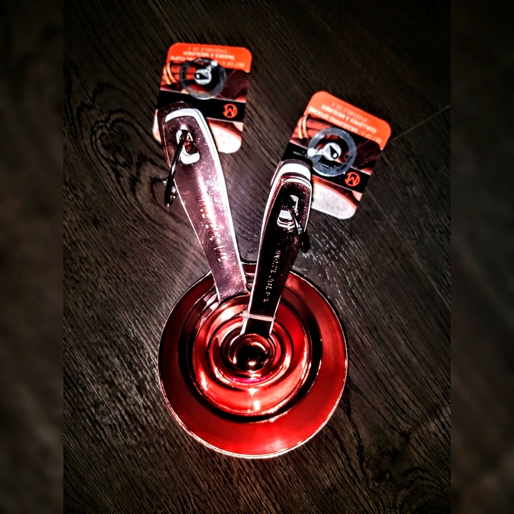 NWT MASTERCLASS COPPER SET OF FOUR MEASURING CUP